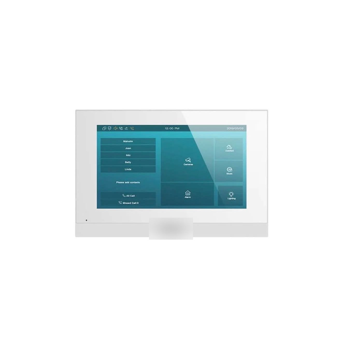 Indoor touchscreen monitor