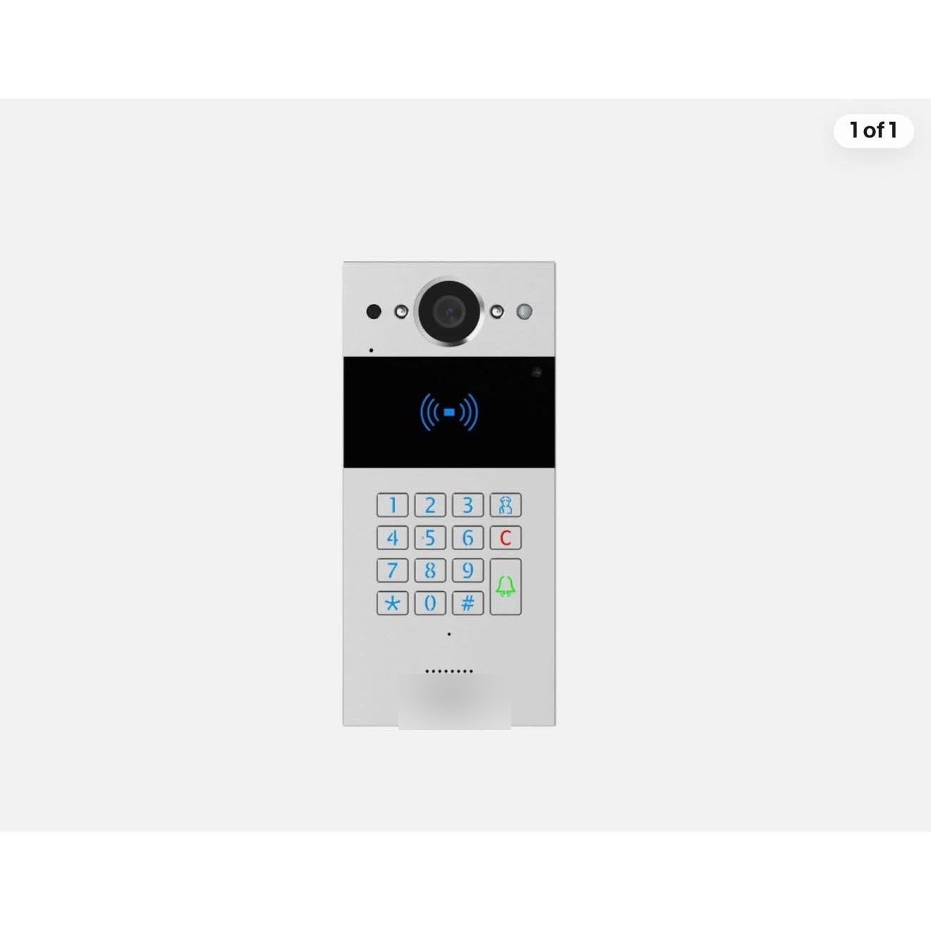 SIP video door phone — RFID, PIN & video intercom